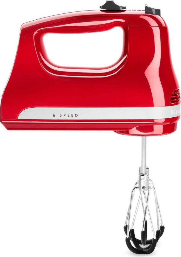 Kitchenaid Handmixer 6 standen keizerrood 5KHM6118EER