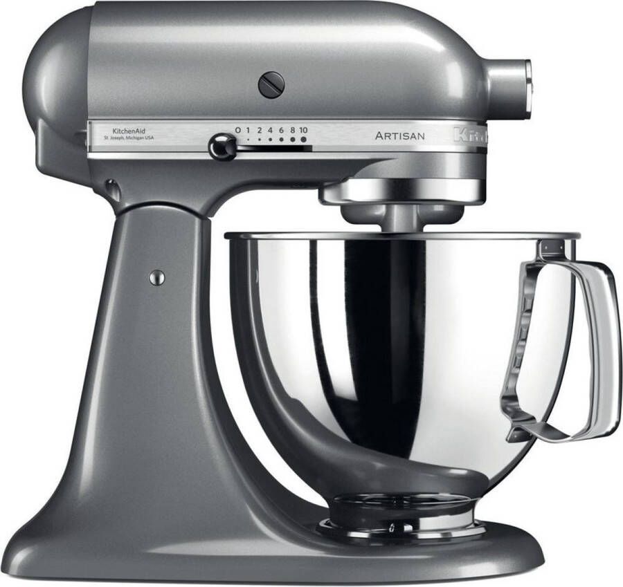 Kitchenaid Artisan 5KSM125ECU Contour Zilver | Keukenrobots | Keuken&Koken Keukenapparaten | 5KSM125ECU