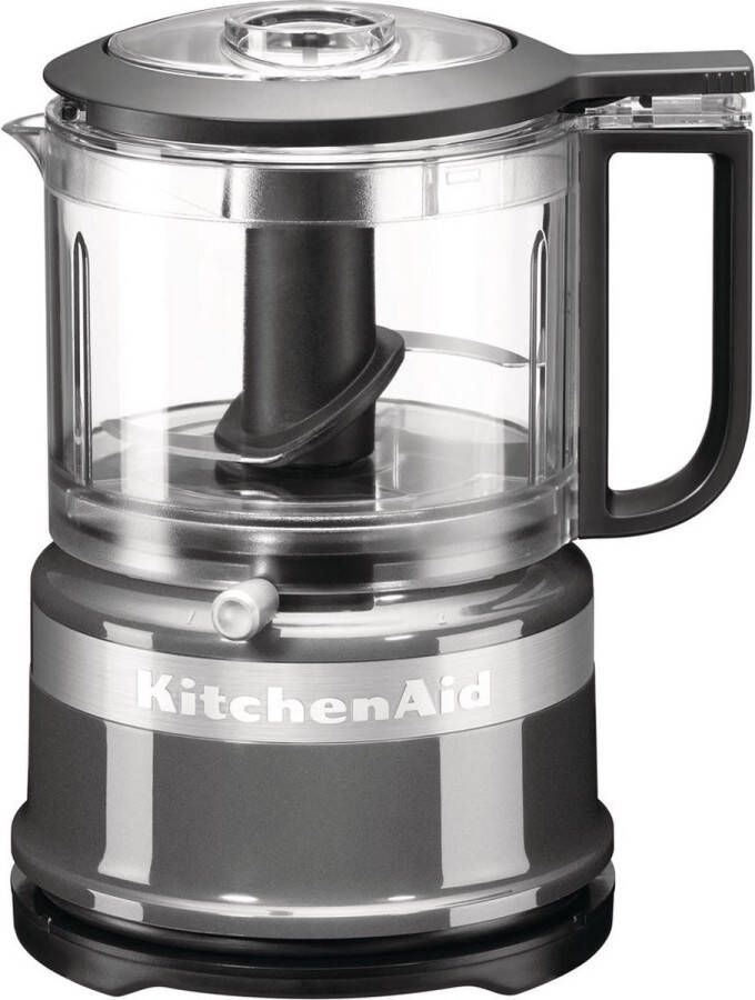 KitchenAid Mini Food Processor 5KFC3516 Hakmolen Contour zilver