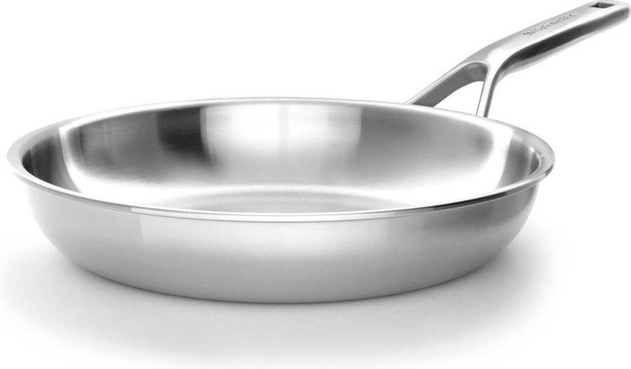 Kitchenaid Koekenpan Multi-Ply RVS ø 24 cm zonder anti-aanbaklaag