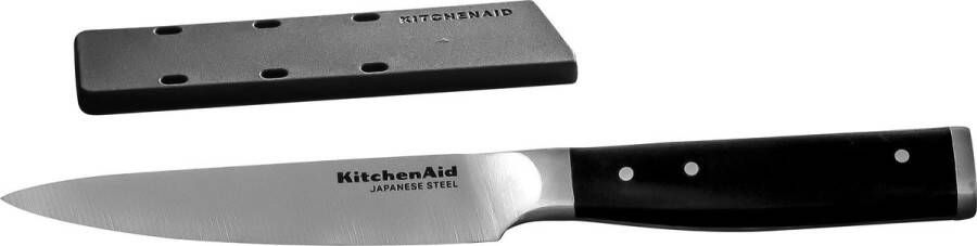 KitchenAid Officemes 11 5cm Hoogwaardig Japans Koolstofstaal Incl Hoes