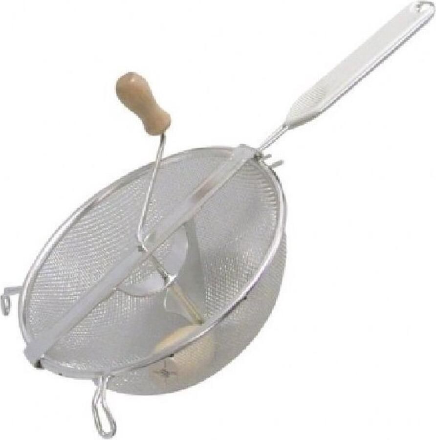 KitchenBasics Metaltex roerzeef 20 cm. met klos