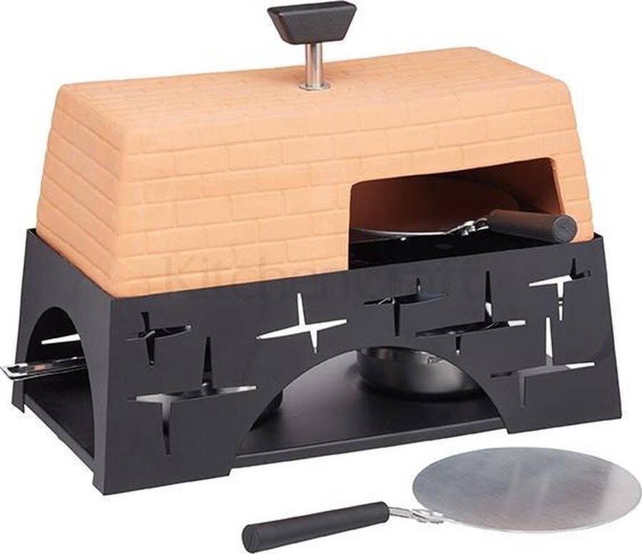 KitchenCraft Artesà terracotta mini Pizzaoven