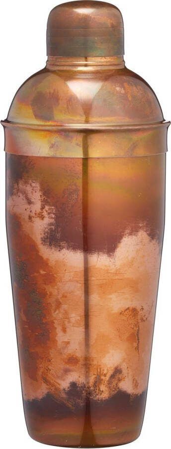 KitchenCraft BarCraft RVS iriserende koperen afwerking cocktailshaker met ingebouwde zeef