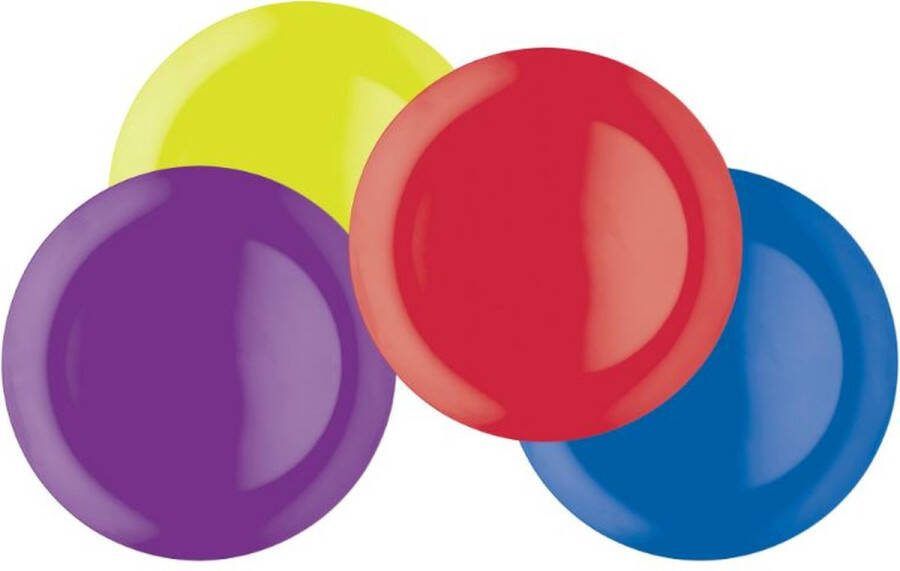 KitchenCraft Borden Color Works 23 Cm Melamine 4 Stuks