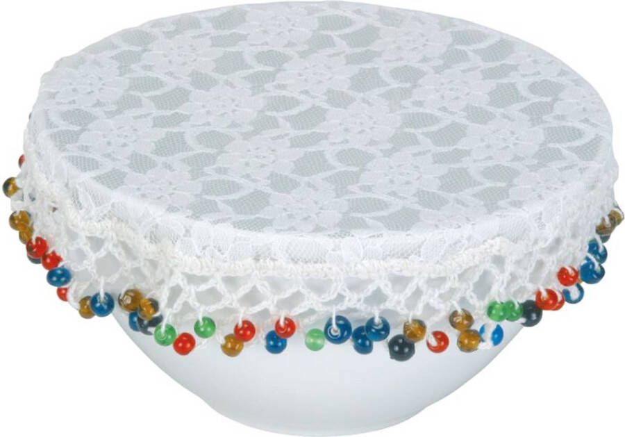 KitchenCraft katoenen saladebeschermer Home Made Lace Wit