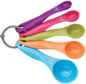 KitchenCraft Maatlepels Spoons Set van 5 | Colourworks