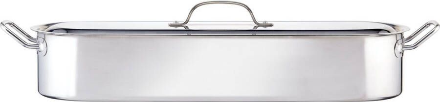 KitchenCraft Pocheerpan Heavy Duty 61 5 Cm Rvs Zilver 3-delig