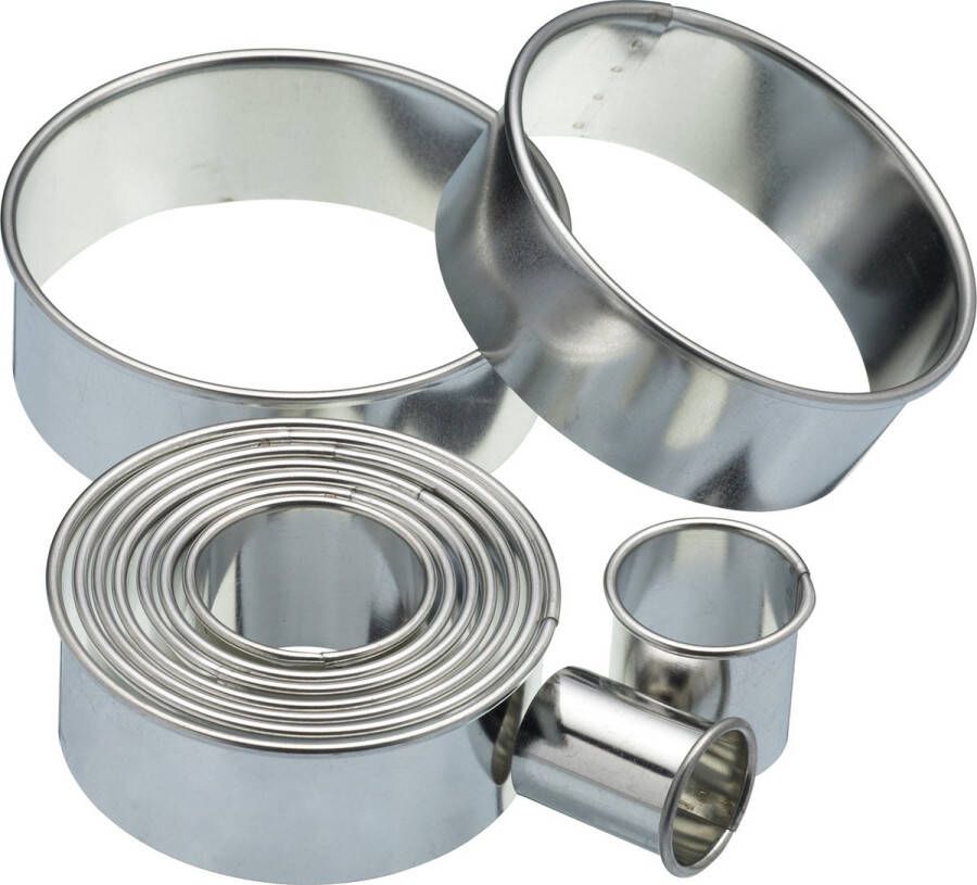 KitchenCraft Set van 11 uitstekers cirkel rond Kitchen Craft
