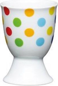 KitchenCraft Set van 6 Eierdopje Stippen