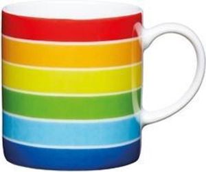 KitchenCraft Set van 6 Espresso Kopje Regenboog 80ml