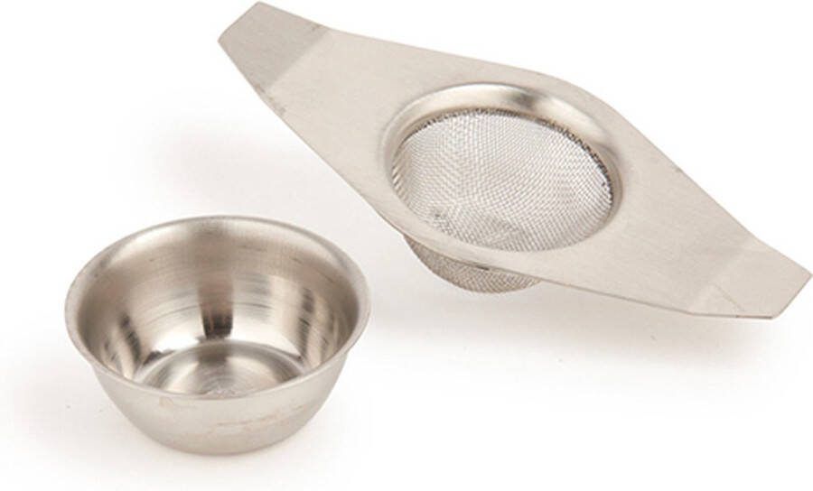 KitchenCraft Thee zeef met lekbakje Thee accessoires