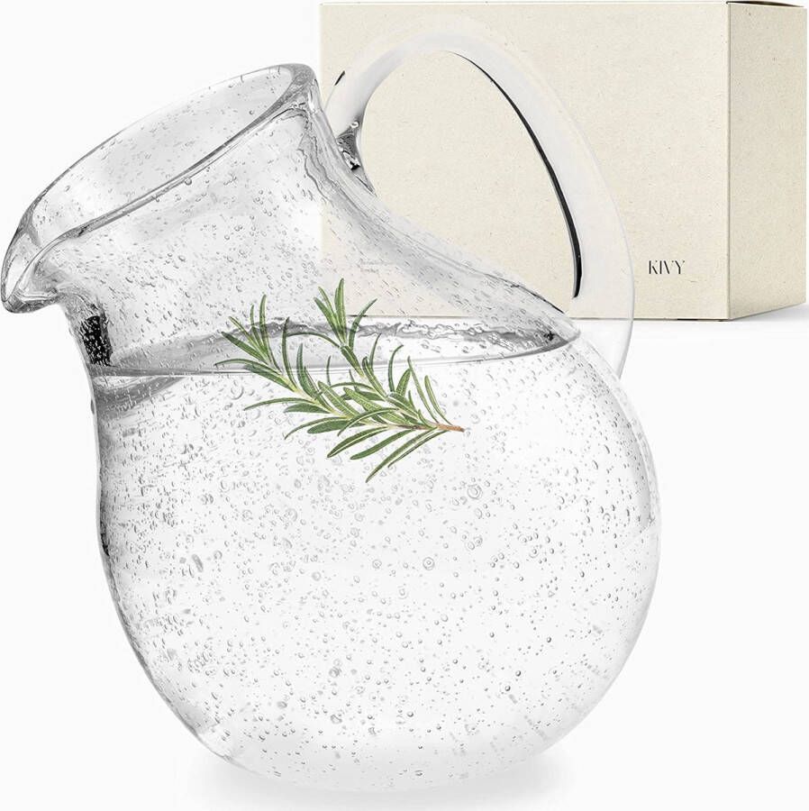KIVY Handgeblazen Glazen Kan 1 8 Liter-Glazen Karaf-Waterkan Glas-Waterkan Glazen Kan-Glazen Kan Waterkan Glazen Karaf