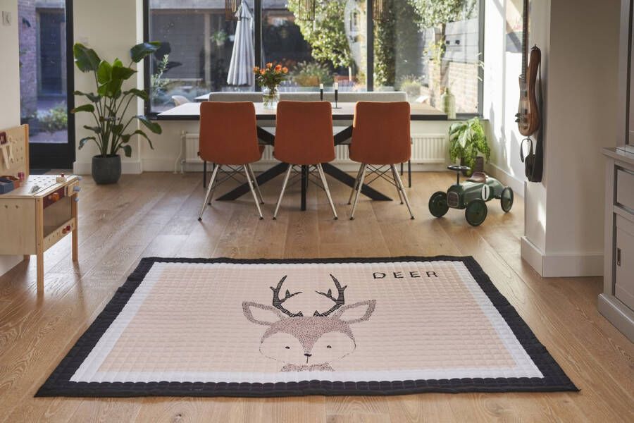 Kjoet Speelkleed baby kind Antislip 200x150cm inclusief opbergtas speelmat Hert