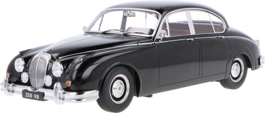KK Models De 1:18 gegoten modelauto van de Jaguar Daimler 250V6 LHD uit 1962 in Zwart De fabrikant van het schaalmodel is . Dit model is alleen online verkrijgbaar