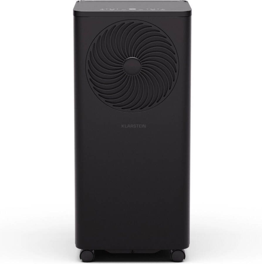Klarstein Aero Ring Slimme mobiele airconditioner 7.000 BTU 3 in 1: Handige luchtontvochtiger ventilator & koeler in één 2 6 kW Inclusief montagekit Voice control Ideaal voor ruimtes tot 31 M² Zwart