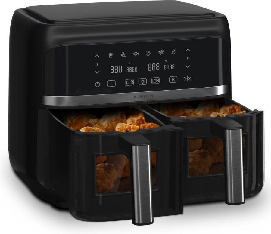 Klarstein Airfryer FRY4 VitaFry Duo SL Zwart