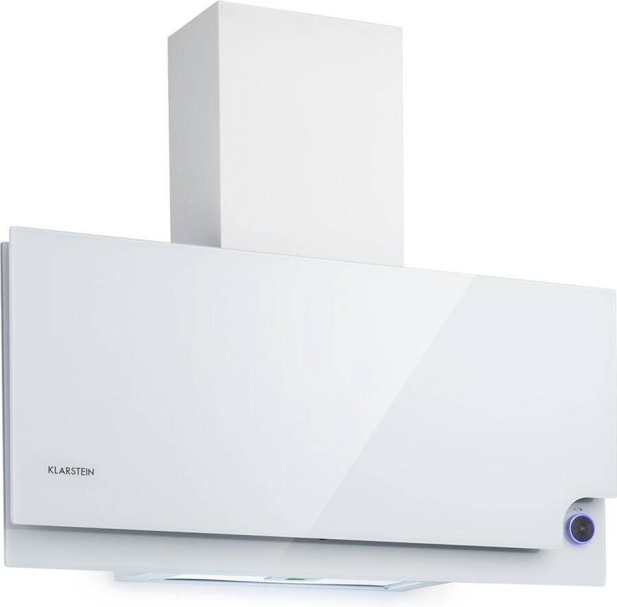 Klarstein Amelia afzuigkap 123W 90x46x23cm LED touch draaiknop wit