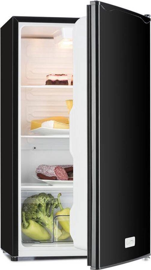 Klarstein Beerkeeper Koelkast Volume: 92 Liter 3 Glasplateaus 2 Groentevakken Thermostaat 7 standen 60 Watt Zwart