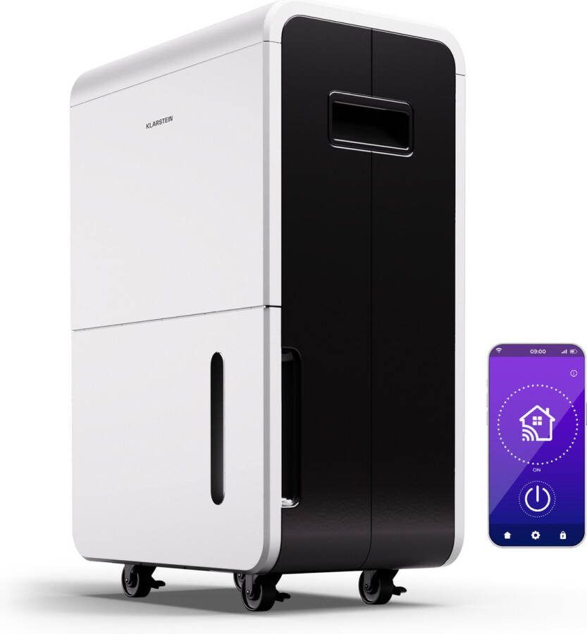 Klarstein DryFy Grand Smart 70 Luchtontvochtiger WiFi Compressie 70 l d 60-90 m² Wit