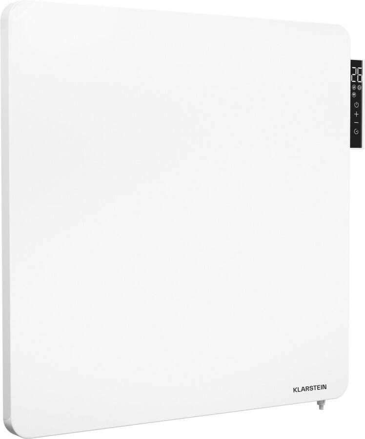 Klarstein Infraroodverwarming met thermostaat 450W Elektrische verwarming Smart Home Infraroodverwarming voor wandmontage Ir met app controle & open raam detectie Efficiënte vochtige ruimte radiator CO2-Vrij Wit