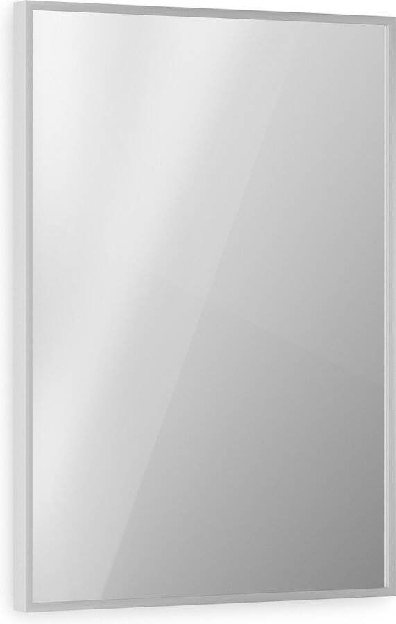 Klarstein La Palma Smart 750 2-In-1 Infraroodverwarming & Convectiekachel Convector Infraroodverwarmer App Control 85 X 60 Cm (Bxh) 750 W Thermostaat Afstandsbediening Wandmontage Spiegel Met Anti-Condens Coating Metallic Zilver