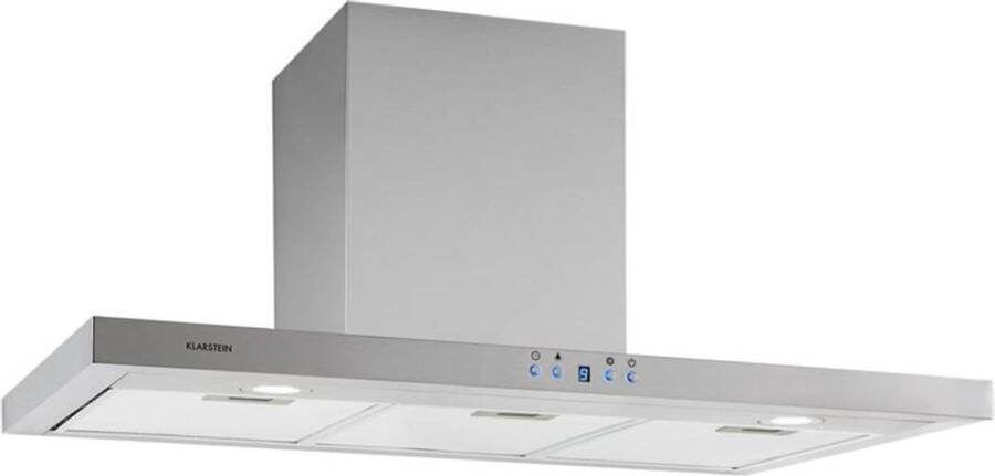 Klarstein Limelight Afzuigkap 90Cm Wandkap 600M³ H Edelstaal Zilver