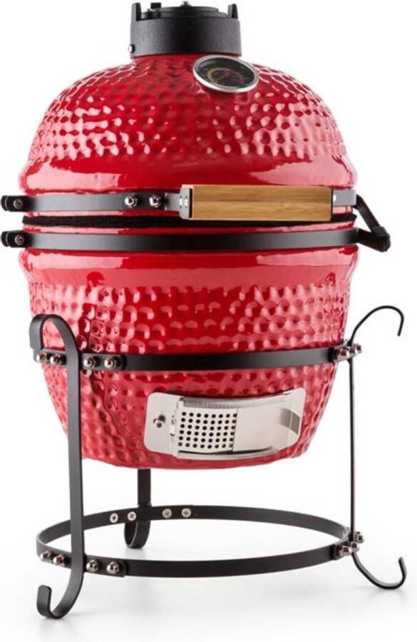 Klarstein Princesize 11 Kamado-barbeque keramische smoker BBQ grill temperaturen van 50° tot 425 °C 615cm² grilloppervlakte