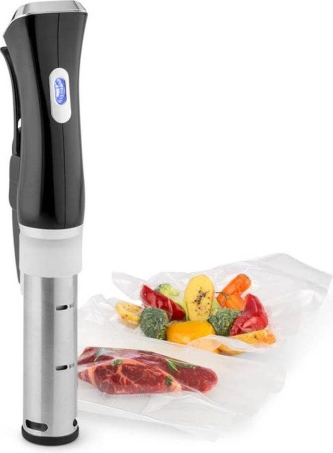 Klarstein Quickstick Sous Vide vacuümkoker thermostaat: 50-95 °C in stappen van 0 5 °C circulatiepomp voor 20 L roestvrij staal