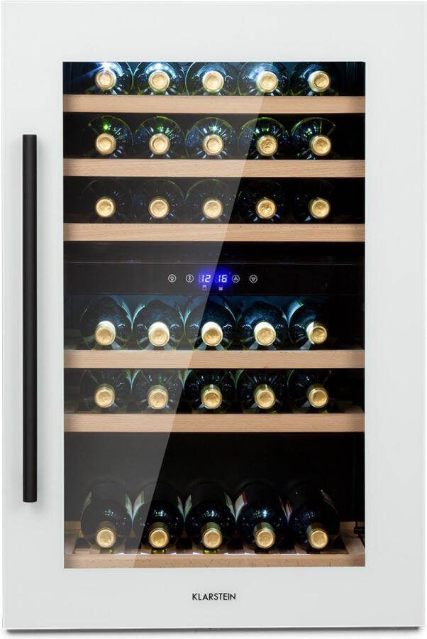Klarstein Vinsider 41D Built-in Duo Quartz Edition Wijnkoelkast Inbouw Wit