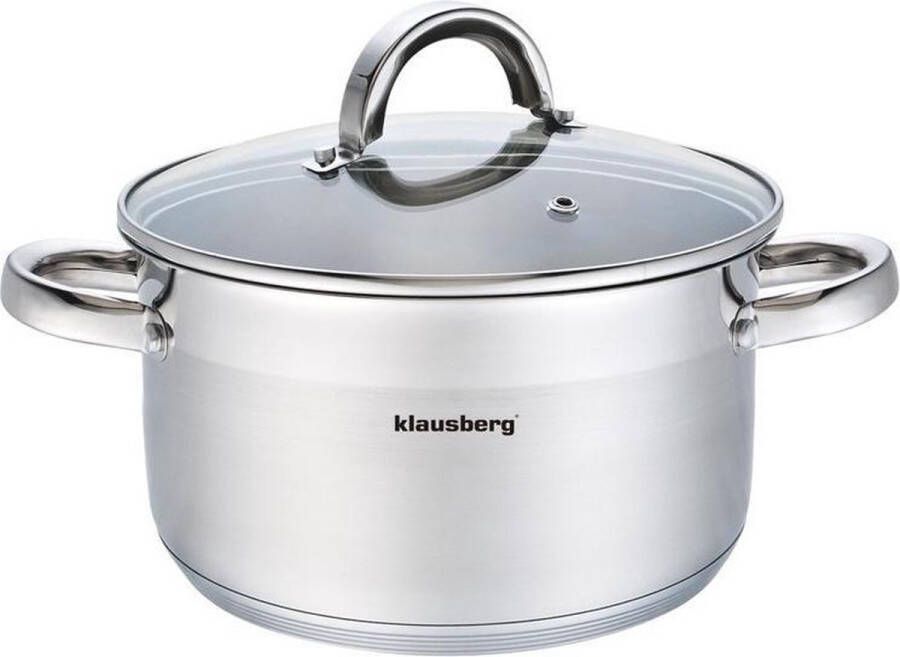 KLAUSBERG 7121 kookpan met deksel 1.0L Ø14 cm