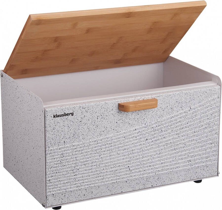 KLAUSBERG Top Choice dubbele broodtrommel marmerkleurig