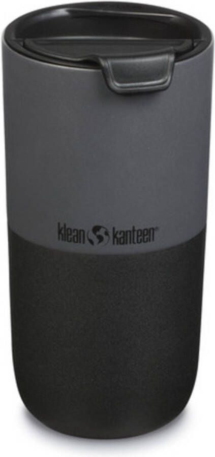 Klean Kanteen Rise Tumbler geïsoleerd 16oz (473 ml) Asphalt RVS drinkbeker met flipdeksel