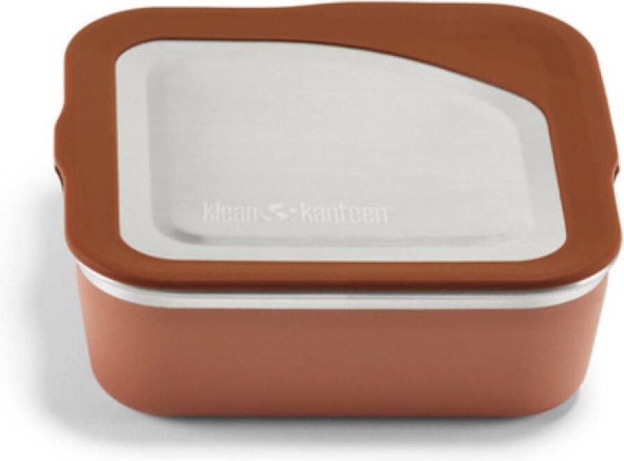 Klean Kanteen RVS Lunchbox (15x15cm) 591 ml Autumn Glaze RVS deksel lekvrij