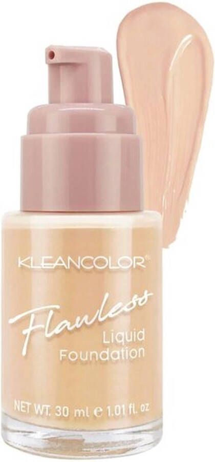 Kleancolor Flawless Liquid Foundation 02 Bisque Foundation 30 ml