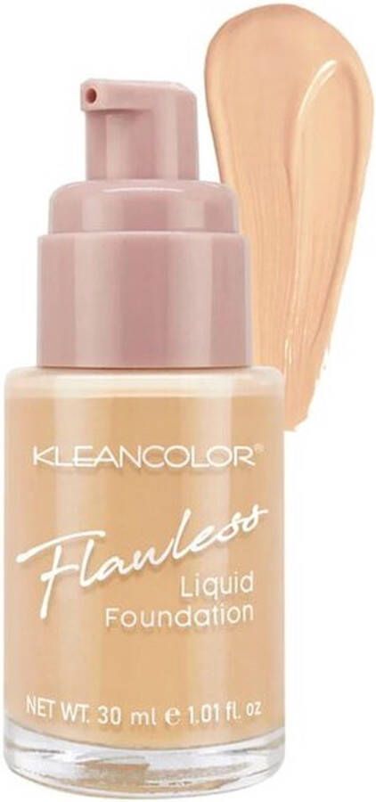 Kleancolor Flawless Liquid Foundation 03 Warm Foundation 30 ml