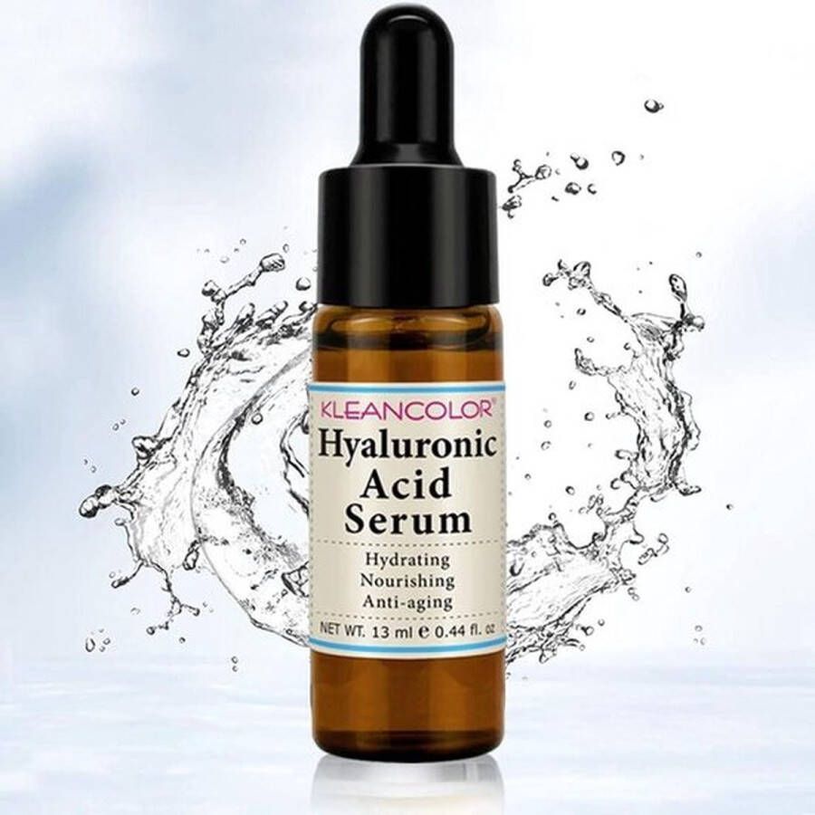 Kleancolor Hyaluronic Acid Serum Gezichtsserums Persoonlijke verzorging Gezichtsverzorging Hyaluronzuur Serums 15 ml