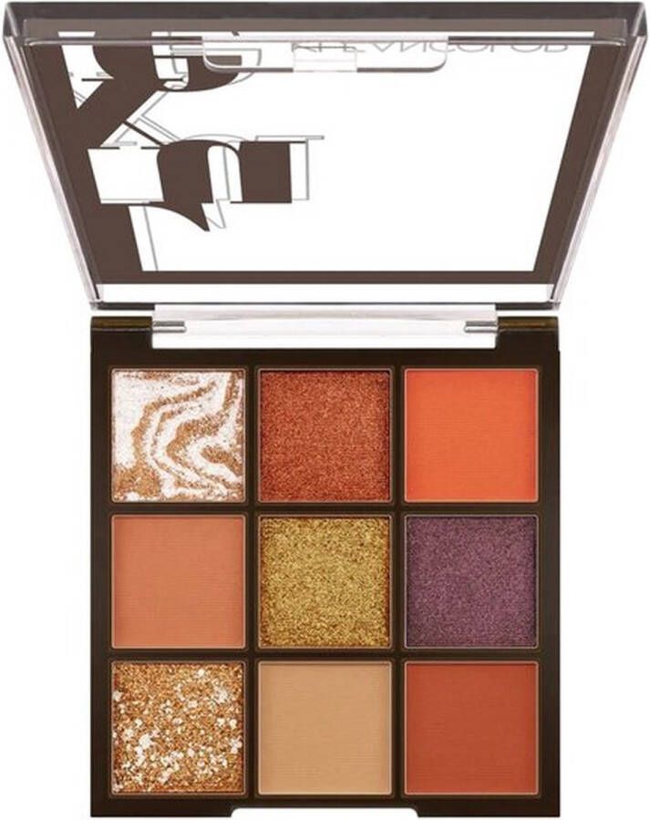 Kleancolor Luxe Eyeshadow Palette 01 Burnt Orange Oogschaduw 9 g