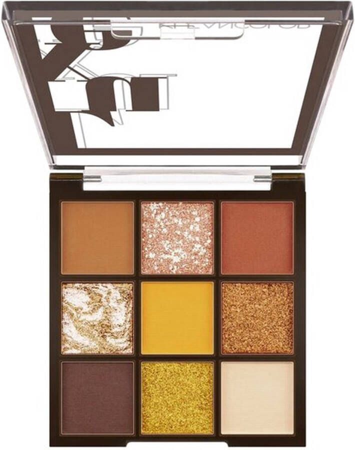 Kleancolor Luxe Eyeshadow Palette 02 Amber Orange Oogschaduw 9 g