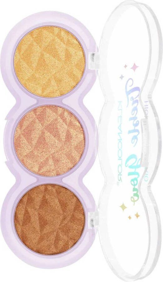 Kleancolor Treble Glow Highlighter Trio 03 Starstruck Highlighter 7.5 g