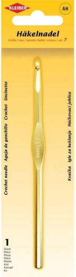 Kleiber & Co 69974 Haaknaald aluminium goudkleurig dikte 7.0mm