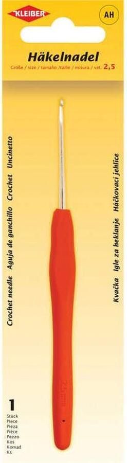 Kleiber & Co 69978 Haaknaald met ergo handvat dikte 2.5mm