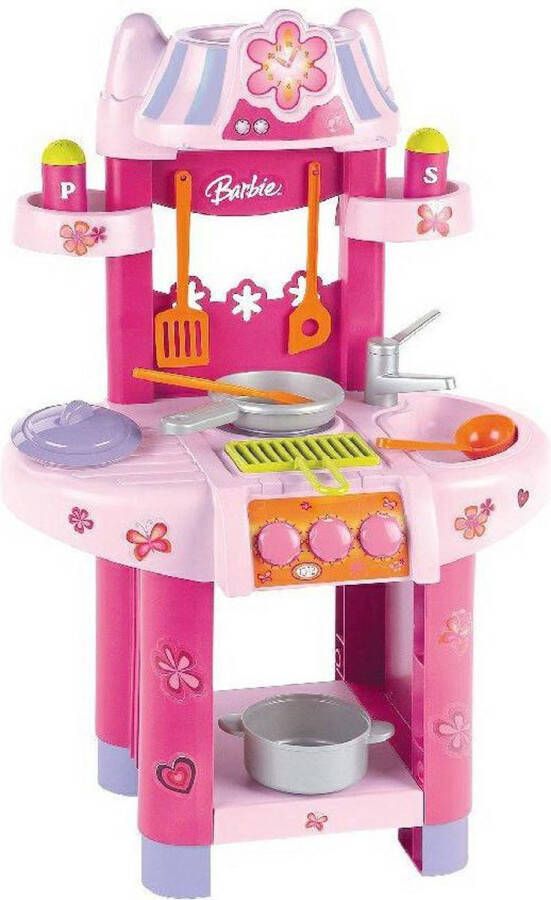 Klein Barbie speelgoedkeuken met accessoires speelkeuken keuken speelgoed kinderen kinderspeelgoed