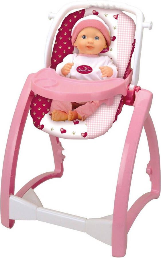 Klein Toys Princess Coralie babystoeltje 4 in 1 schommelstoel wipstoeltje draagstoel zitstoel roze