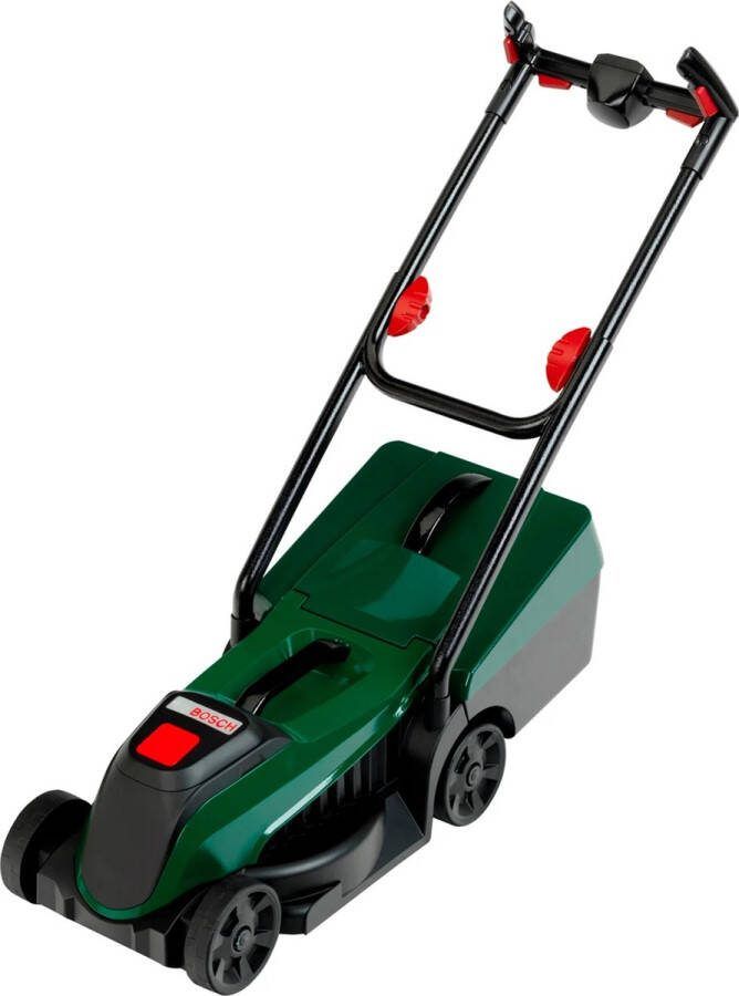 Klein Toys Bosch tuin grasmaaier 57x19.5x56 cm incl. verwijderbare grasvanger licht- en geluidseffecten groen rood