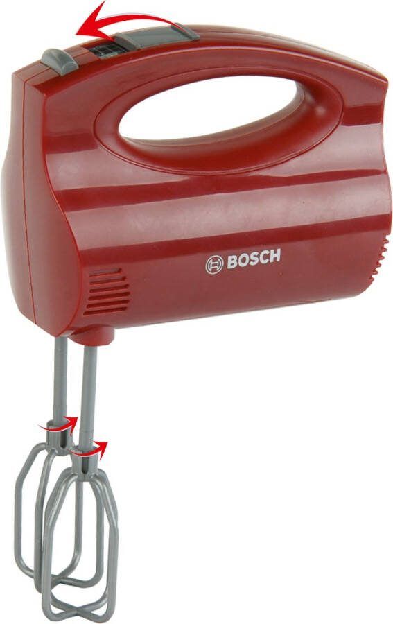 Klein Toys Bosch speelgoedkeukenmachine handmixer rood