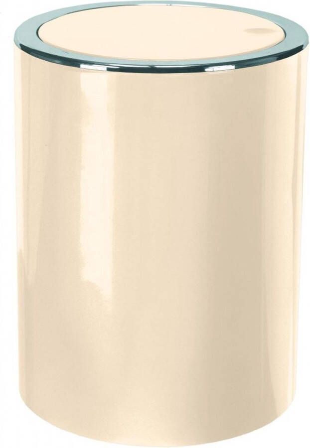 Kleine Wolke Afvalemmer Clap 5 Liter Beige