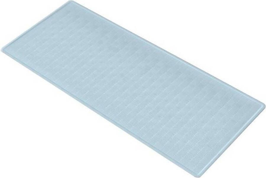 Kleine Wolke Antislip badmat Ruby w. blauw 35x75