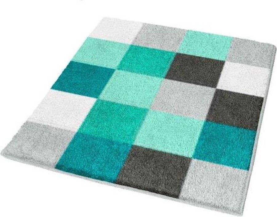 Kleine Wolke Badmat Caro Blauw 55x65cm