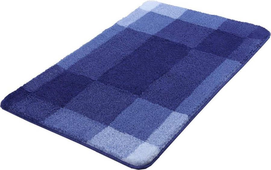 Kleine Wolke Badmat Mix navy blauw 60x100cm